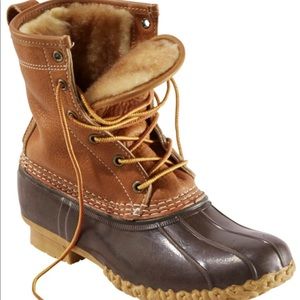Shearling-Lined Waterproof Bean Boots by L.L. Bean